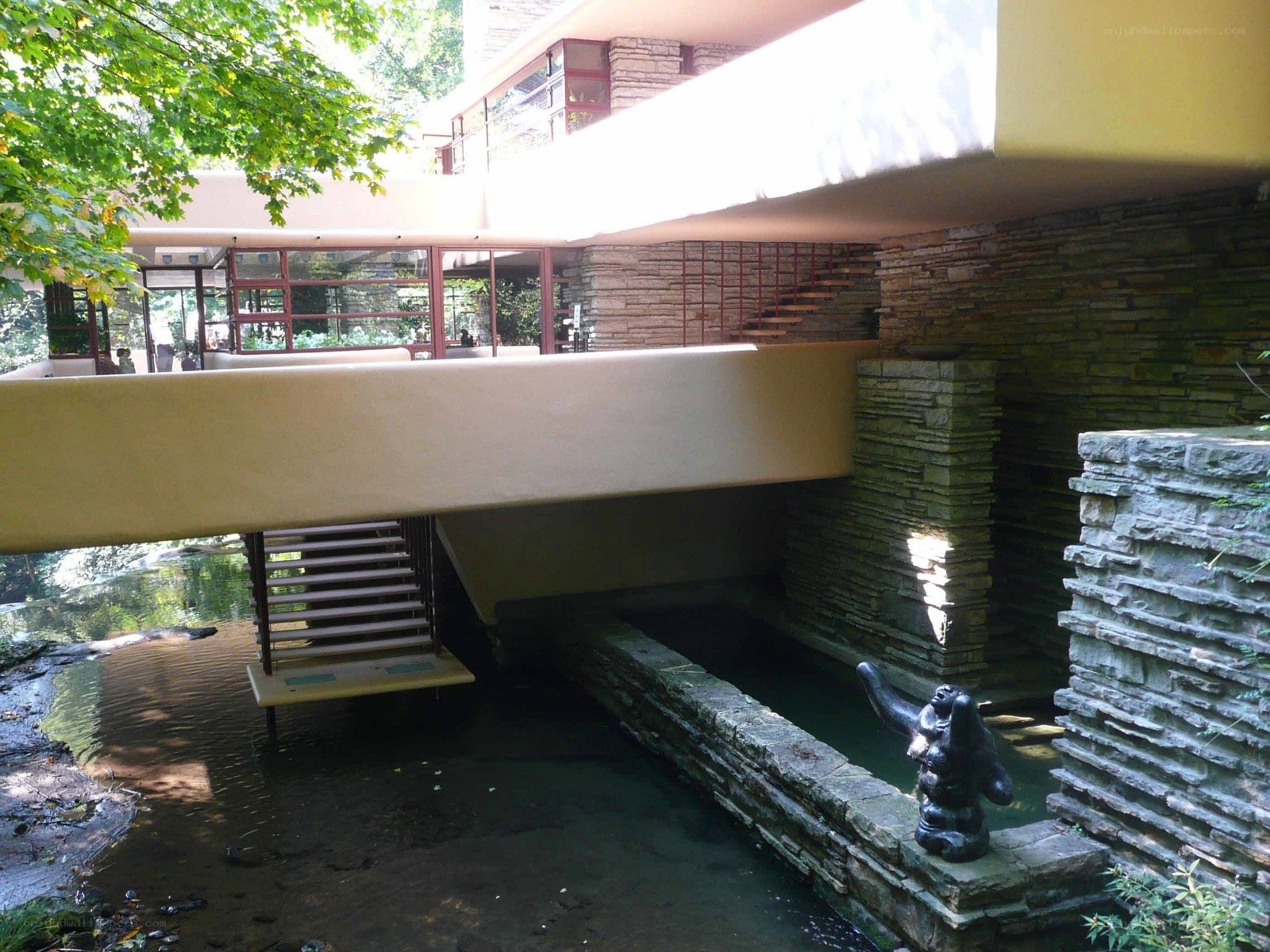 Fallingwater house interior