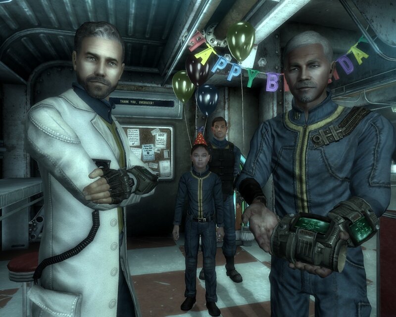 Fallout 3 birthday scene
