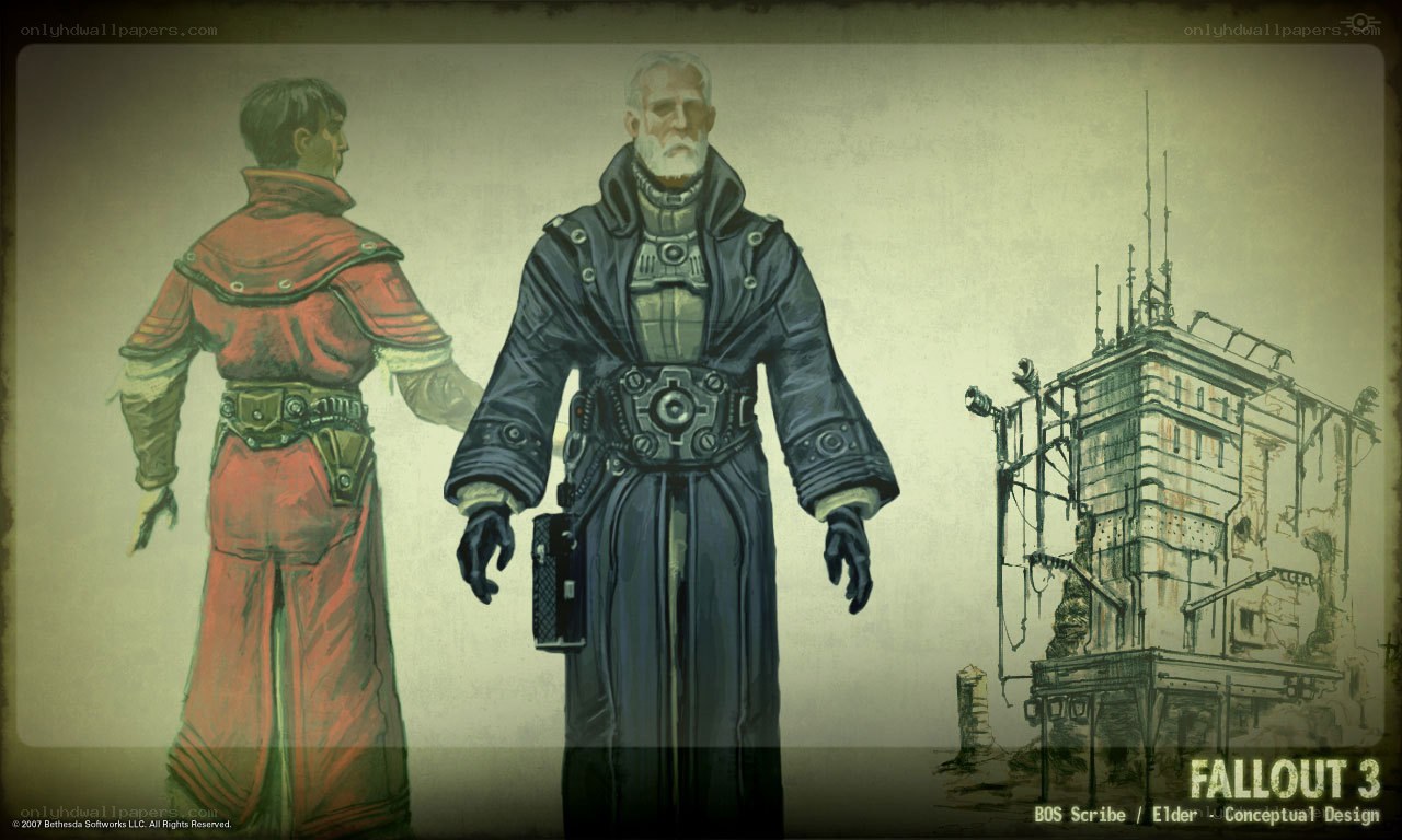 Fallout 3 character concept art