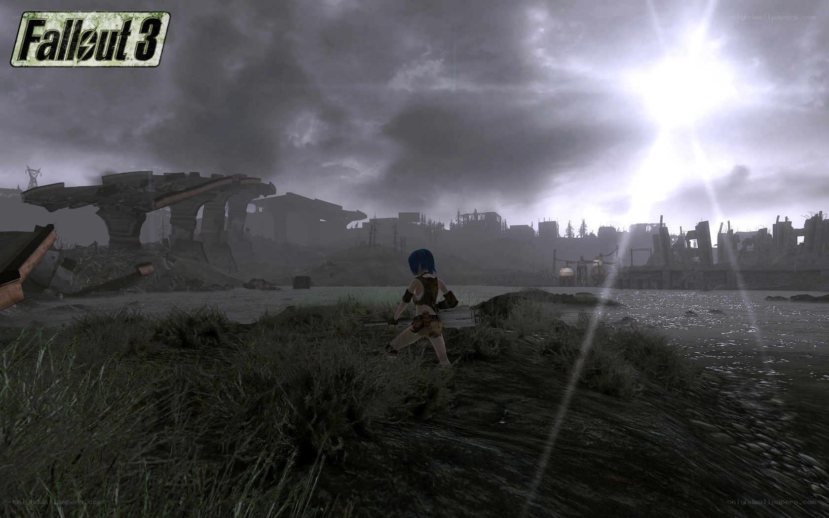 Fallout 3 character in wasteland