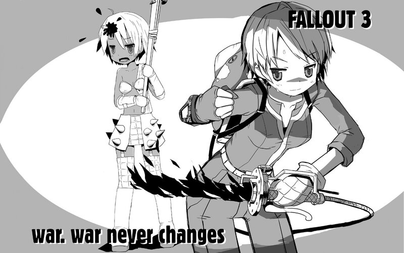 Fallout 3 chibi characters
