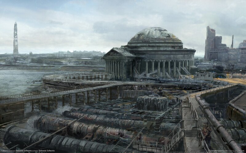 Fallout 3 concept art of Washington D.C.