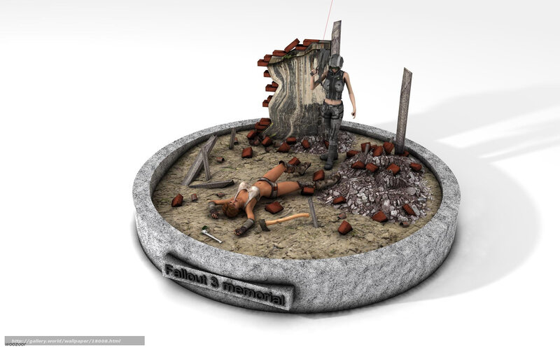 Fallout 3 memorial diorama