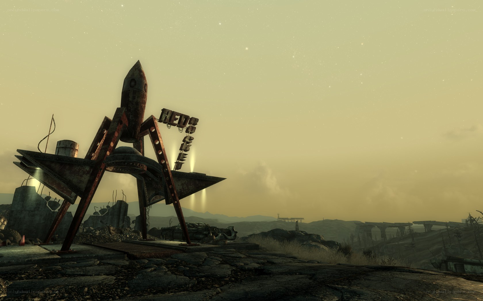 Fallout 3 rocket sign