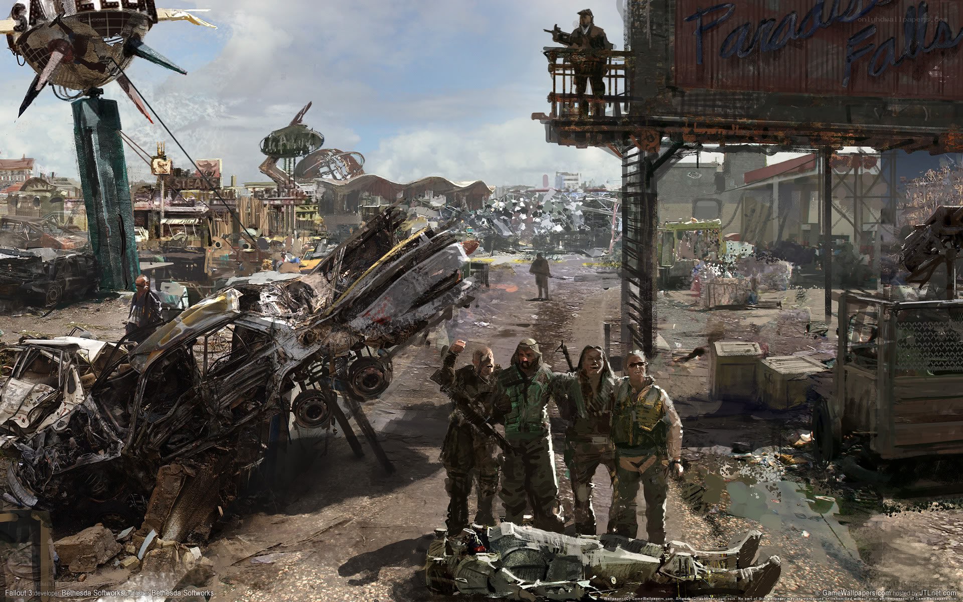 Fallout 3 wasteland scene