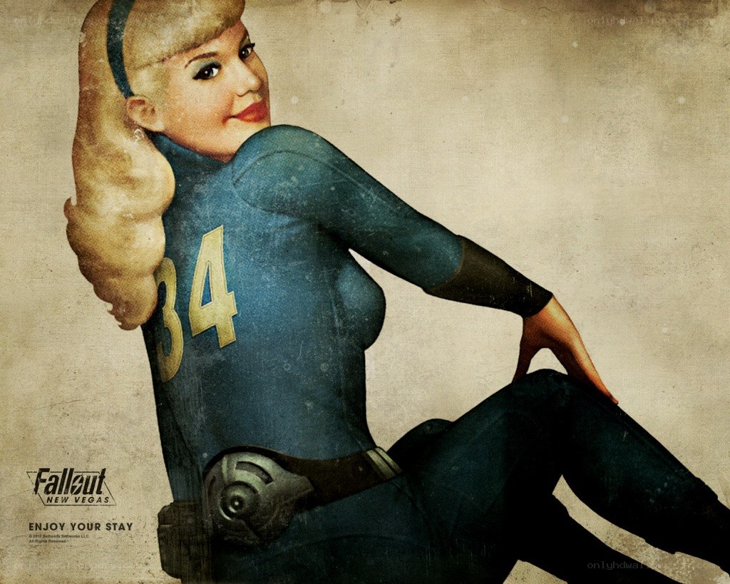 Fallout 34 pin-up art