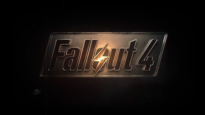Fallout 4 Logo — Black, Dramatic