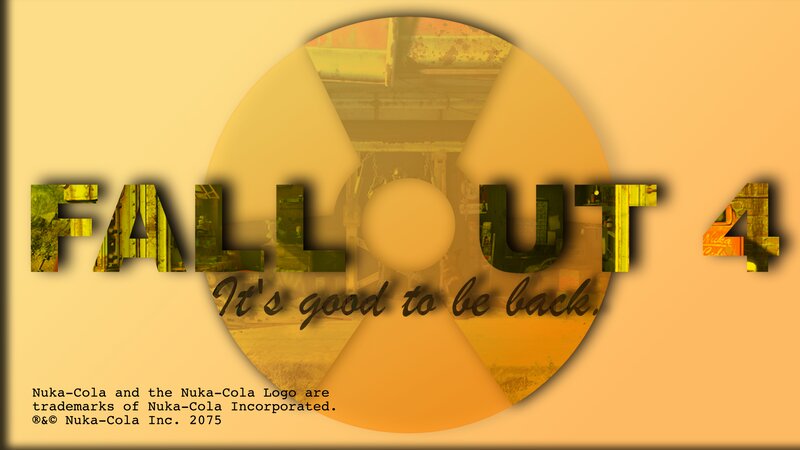 Fallout 4 Logo — Yellow