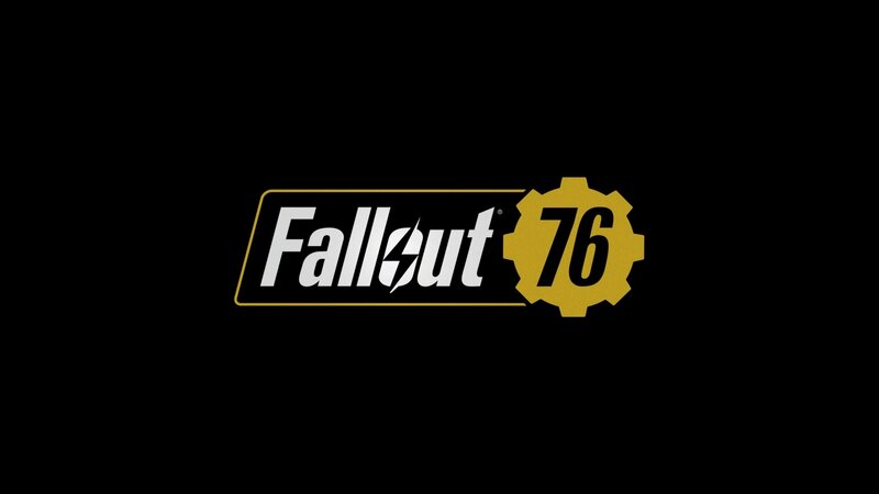 Fallout 76 Logo — Black