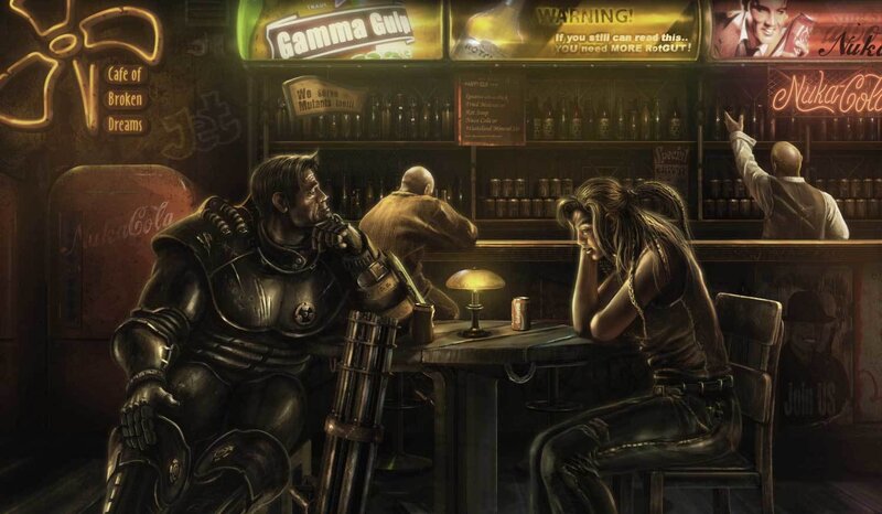 Fallout bar scene
