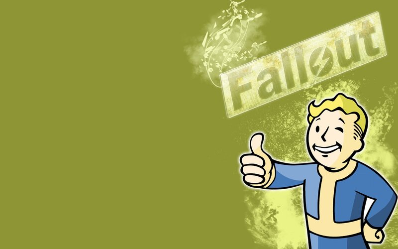 Fallout character with thumbs up