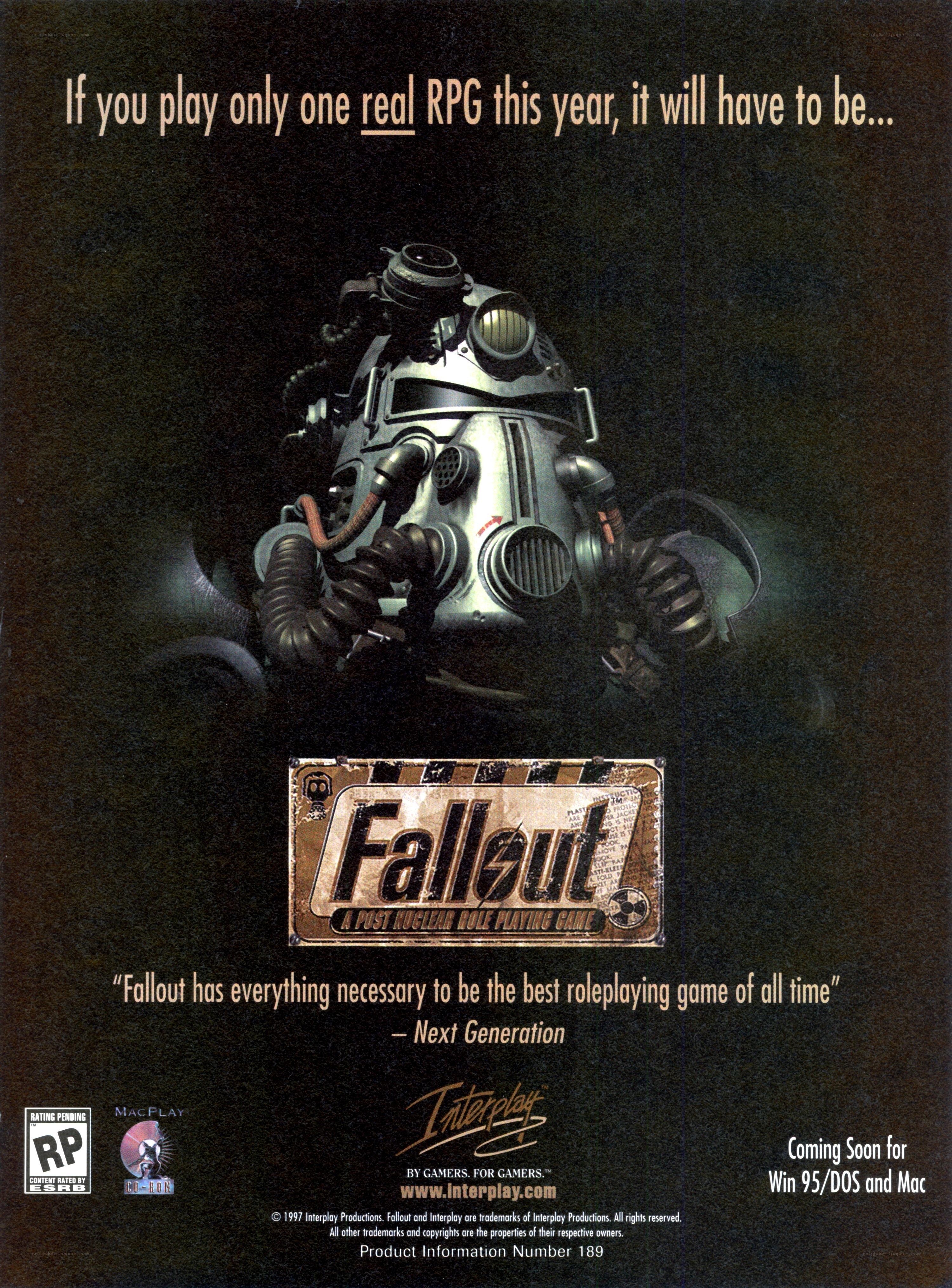 Fallout game advertisement