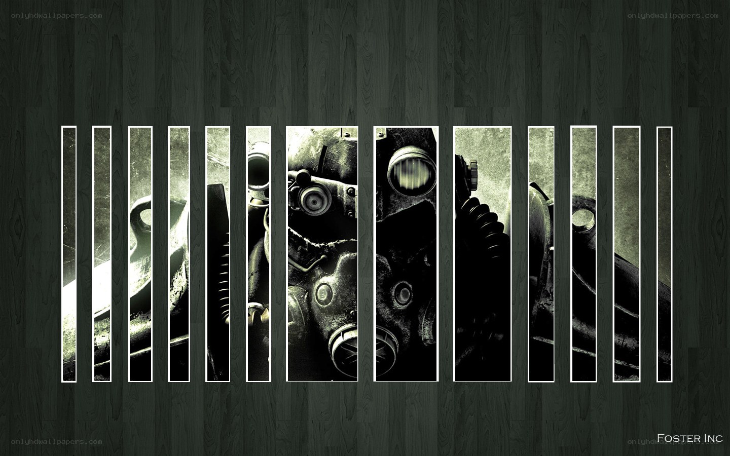Fallout game art collage