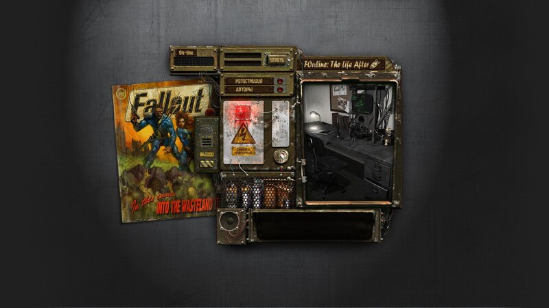 Fallout game collage
