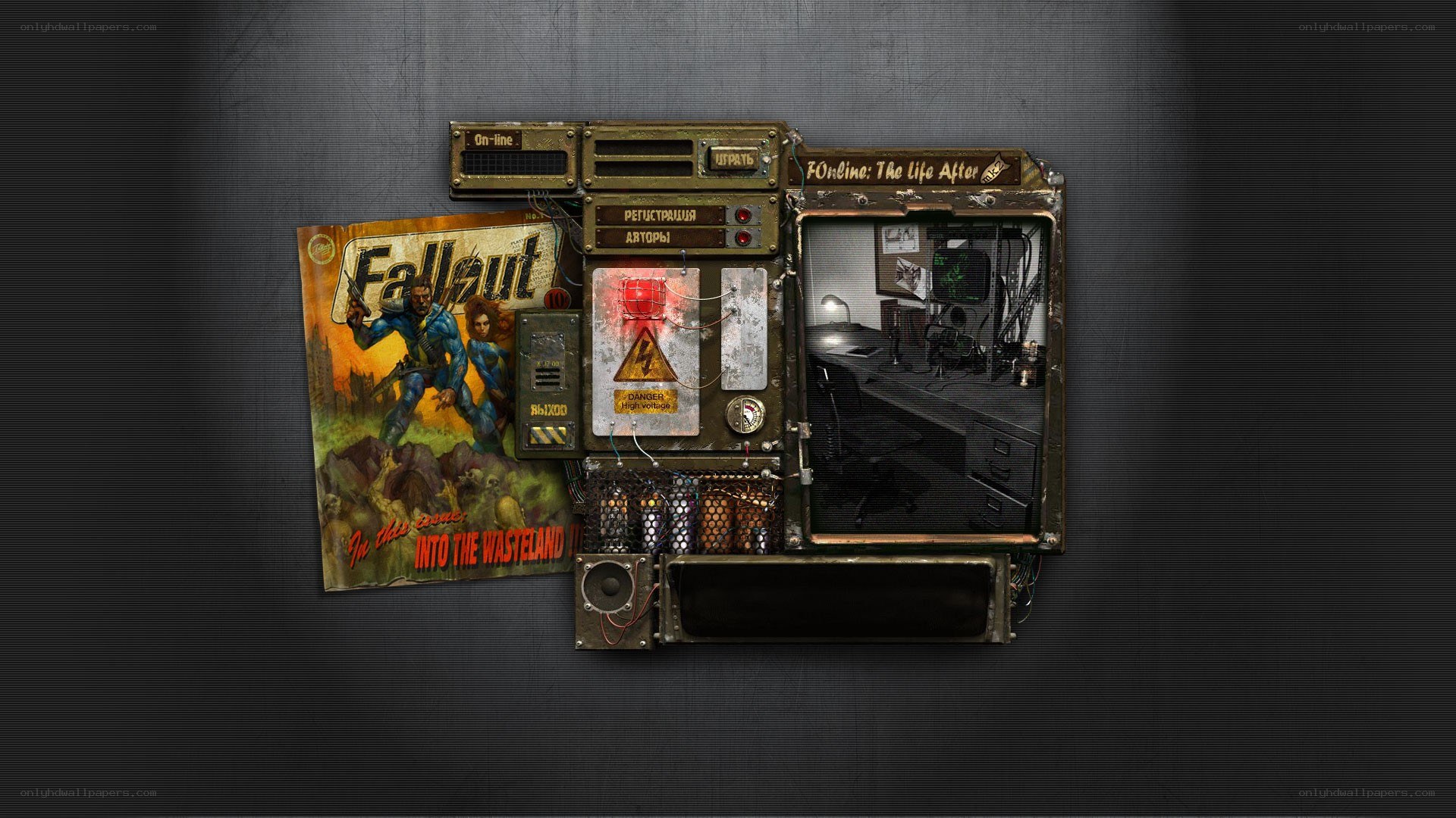 Fallout game collage