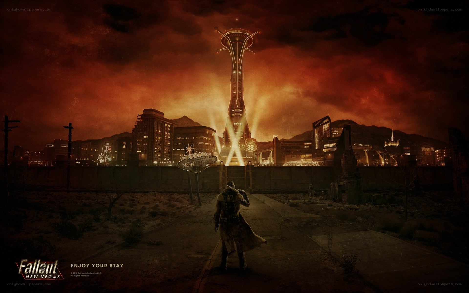 Fallout: New Vegas cityscape