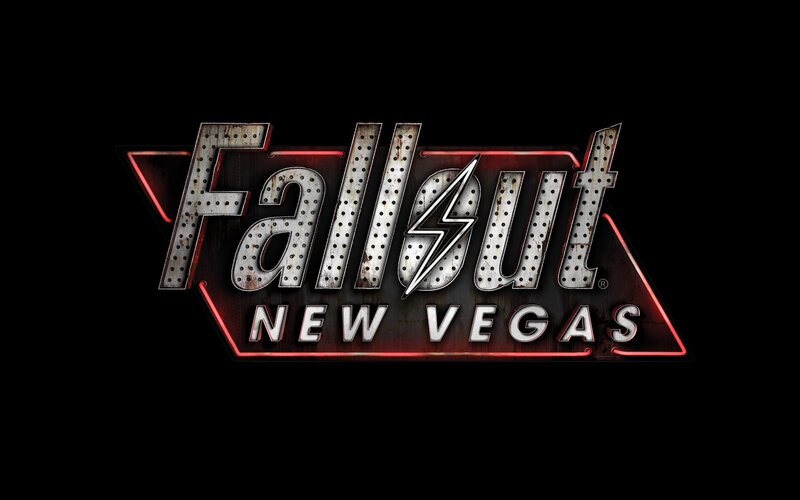 Fallout New Vegas Logo — Black, Dramatic, Vector Art