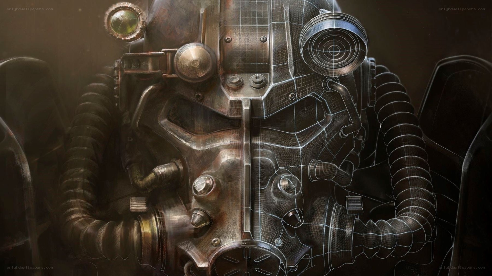 Fallout power armor helmet