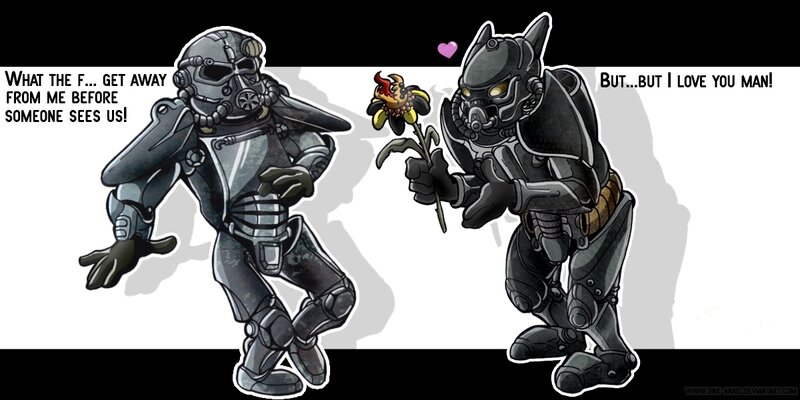 Fallout power armor romance