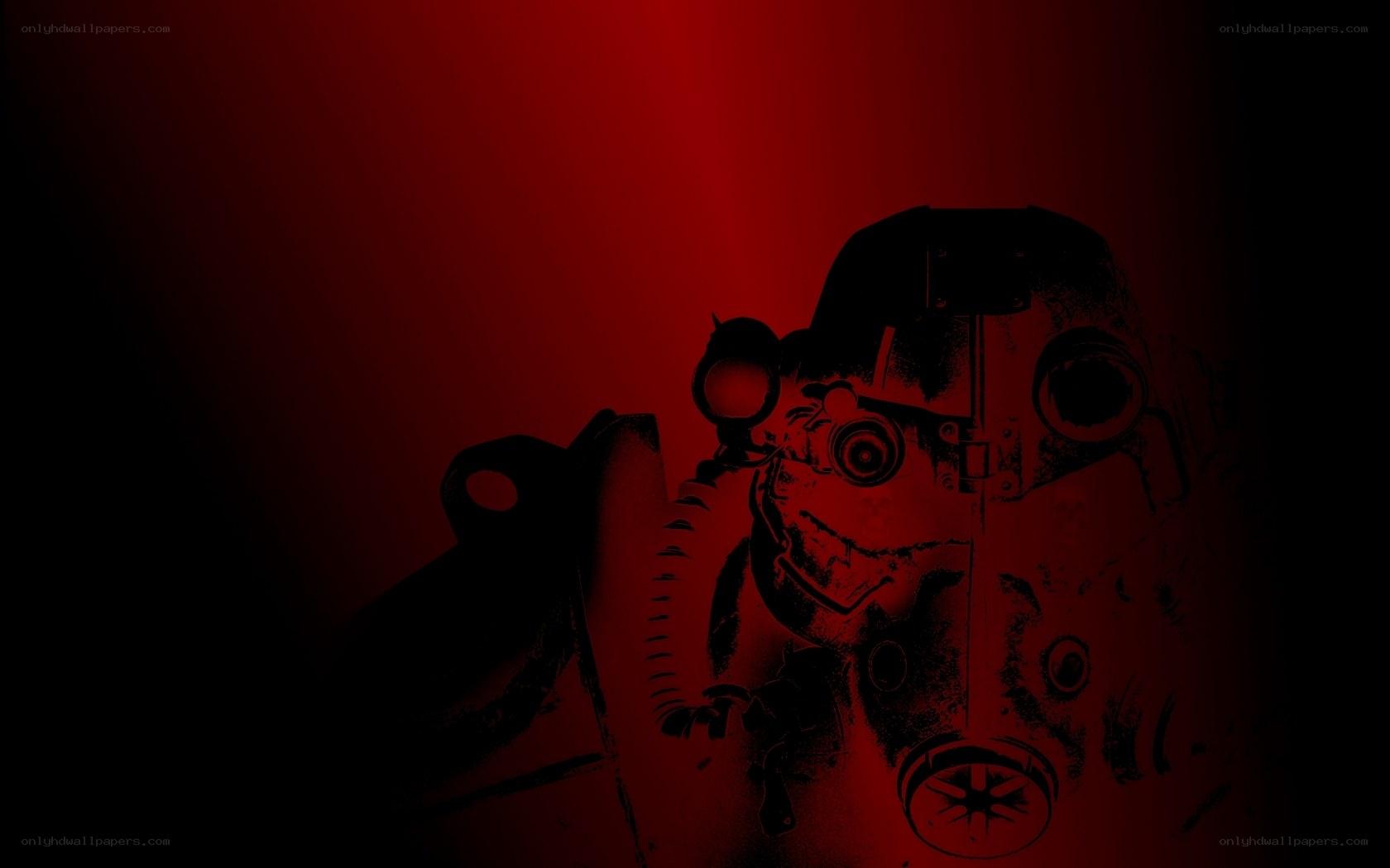 Fallout power armor silhouette