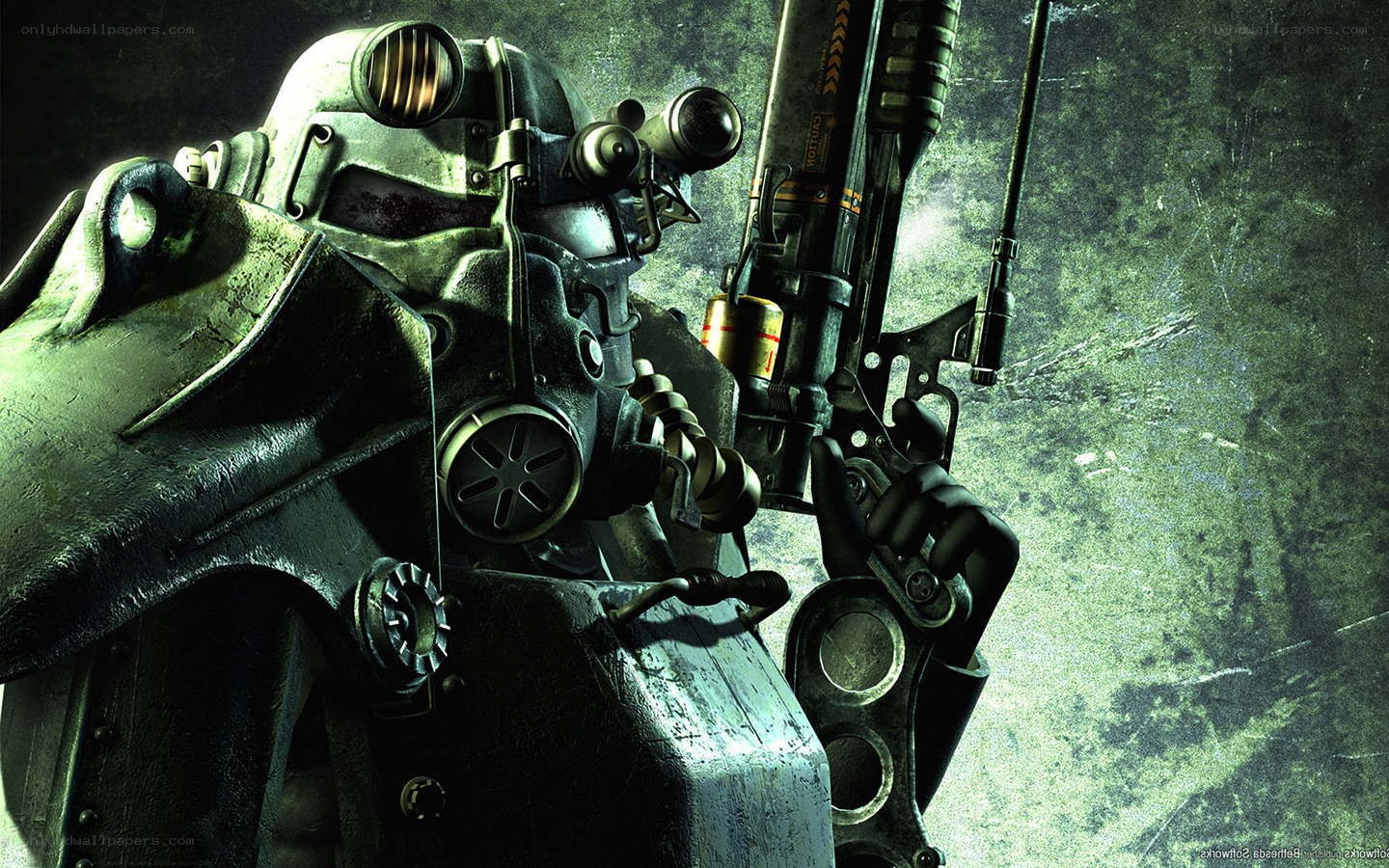 Fallout power armor soldier