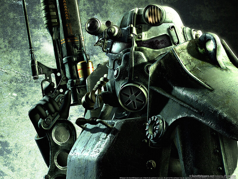 Fallout power armor soldier