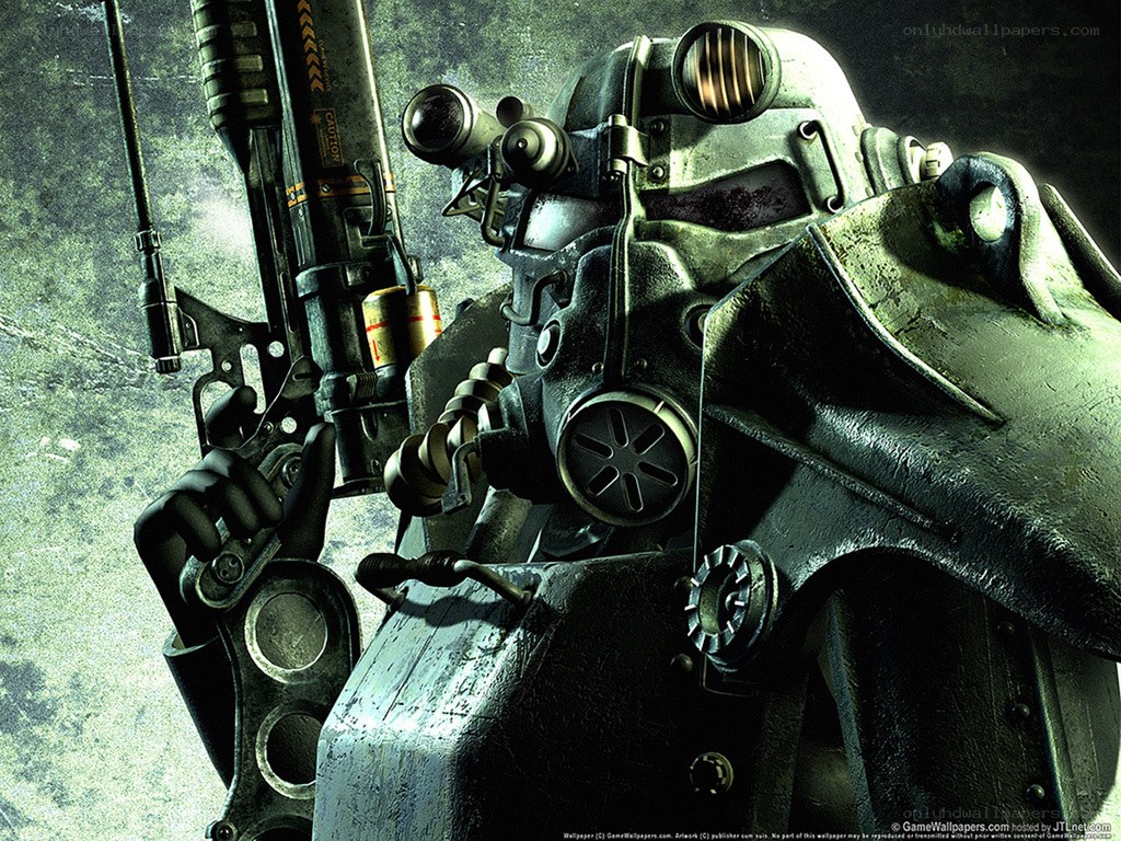 Fallout power armor soldier