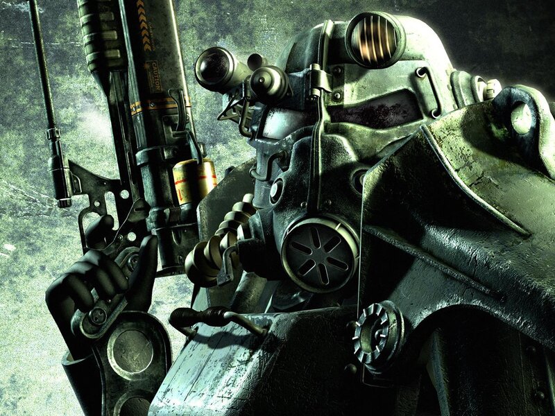 Fallout power armor soldier