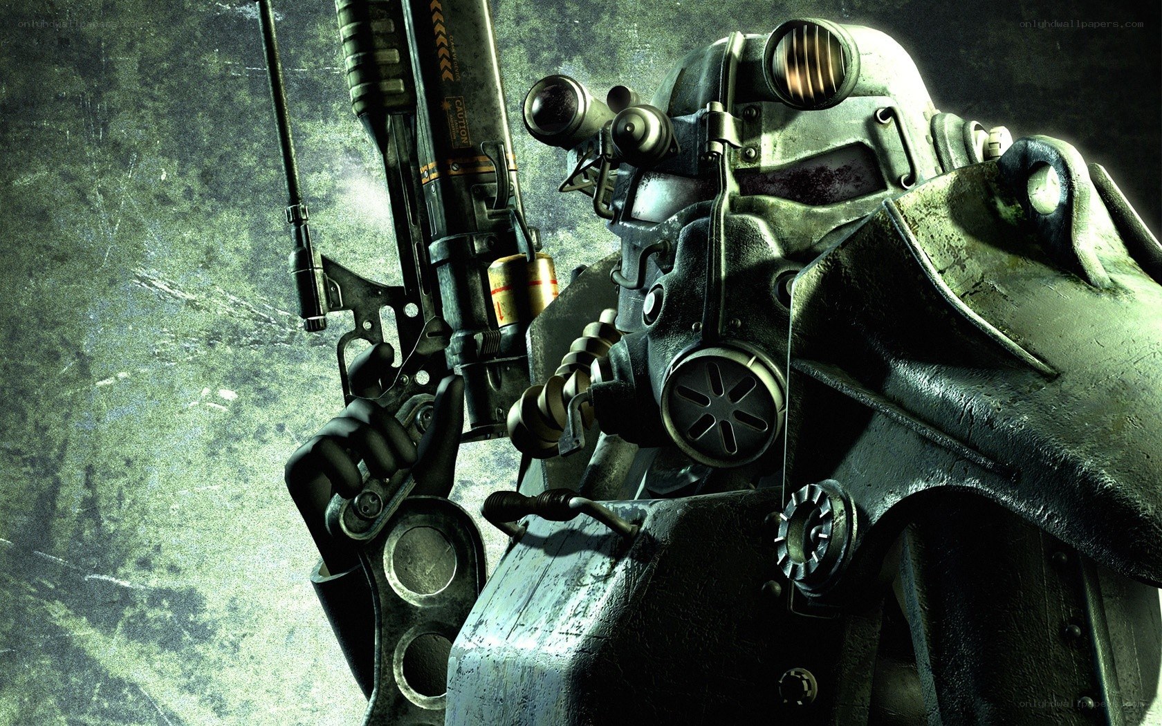Fallout power armor soldier