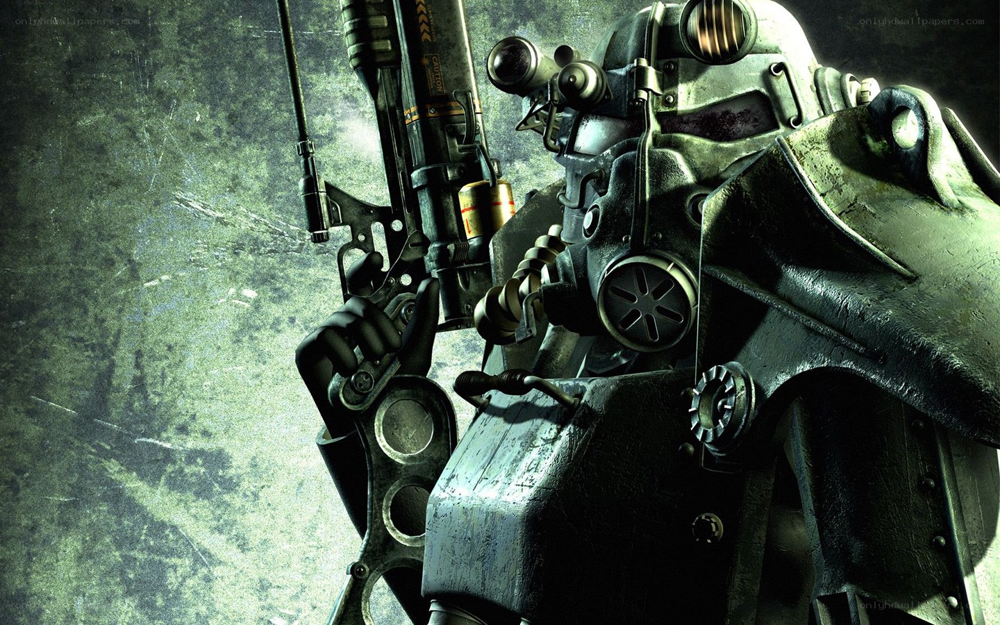 Fallout power armor soldier