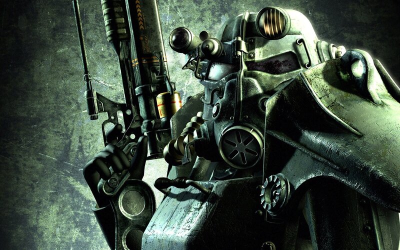 Fallout power armor soldier