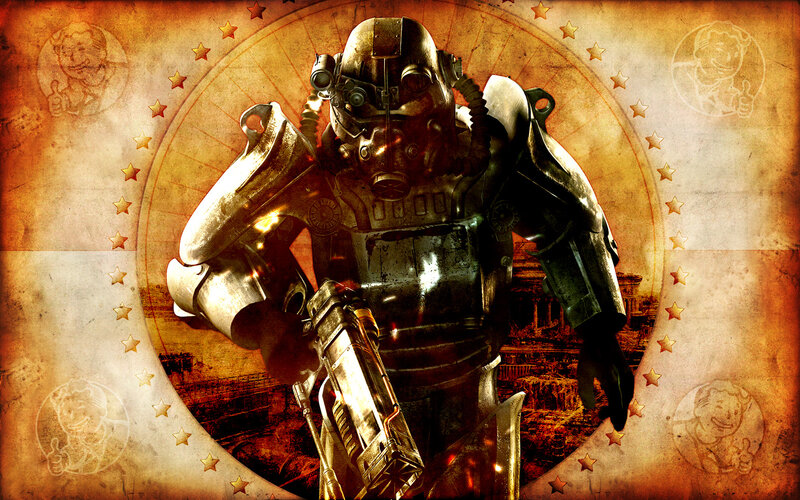 Fallout power armor soldier