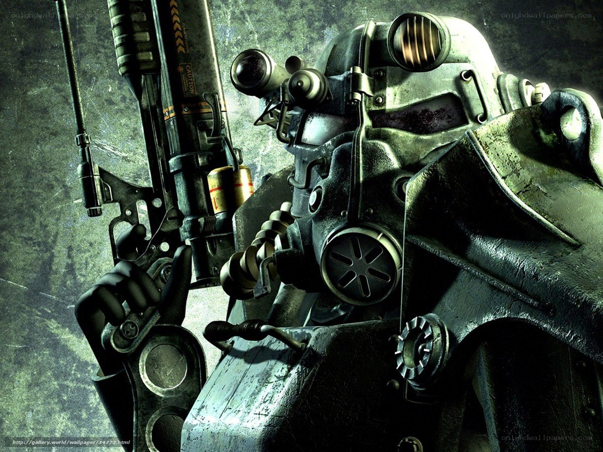 Fallout power armor soldier