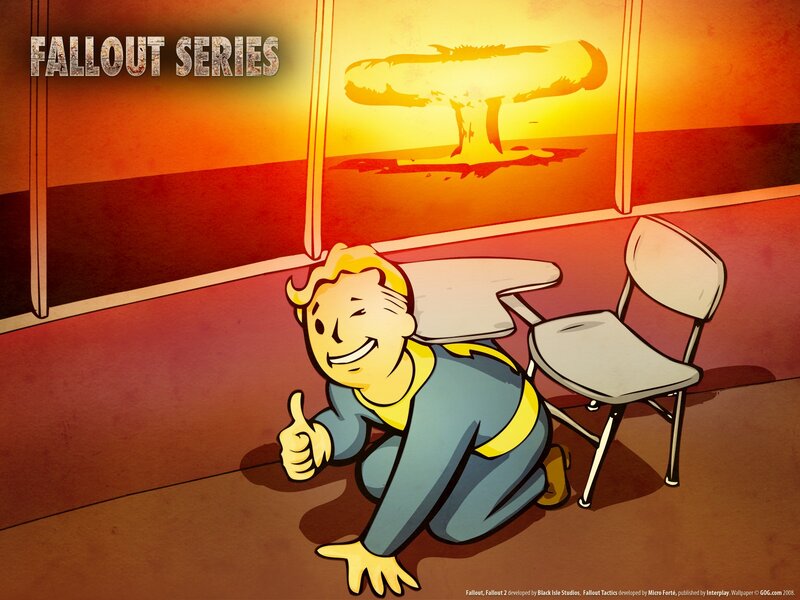 Fallout series character in vault