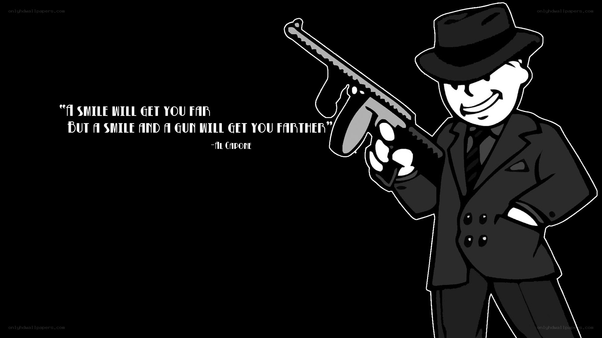 Fallout Vault Boy with gun