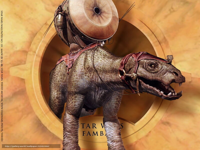 Fambaa creature from Star Wars