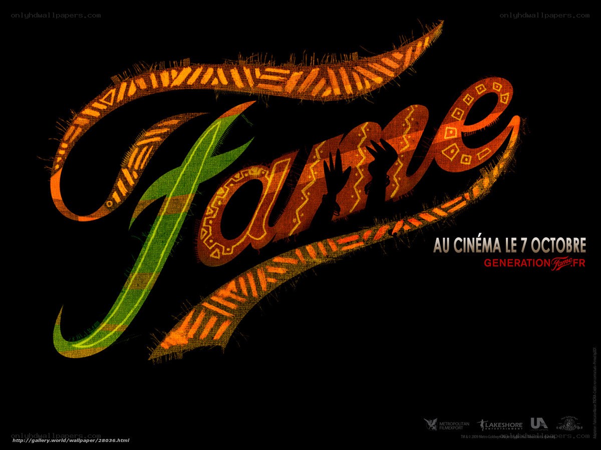 Fame movie poster