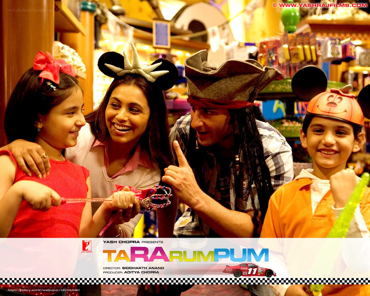 Family at a theme park