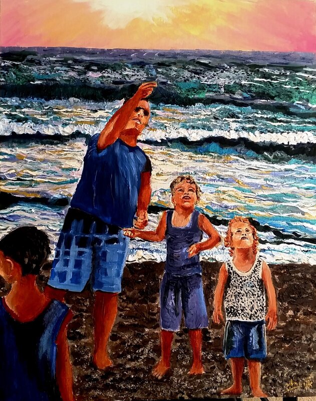 Family at Beach