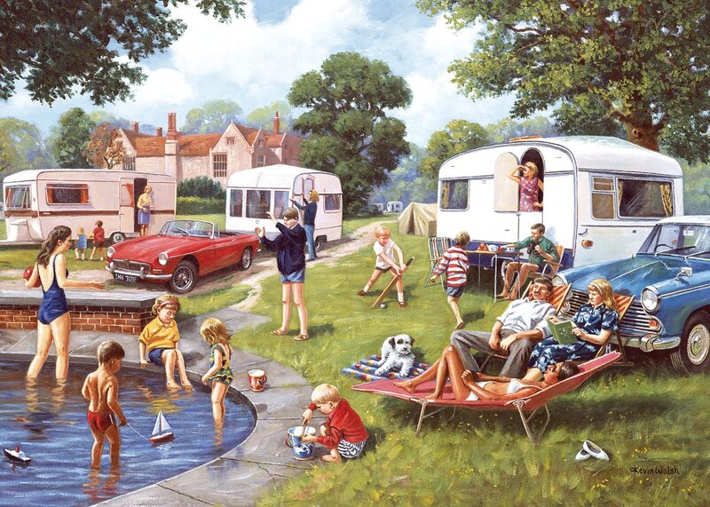 Family at Campsite
