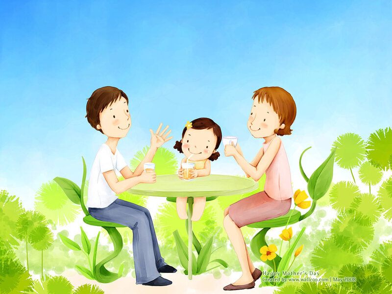 Family at Table