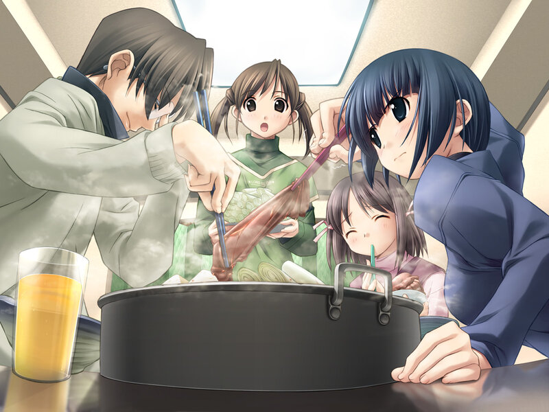 Family Eating Hot Pot