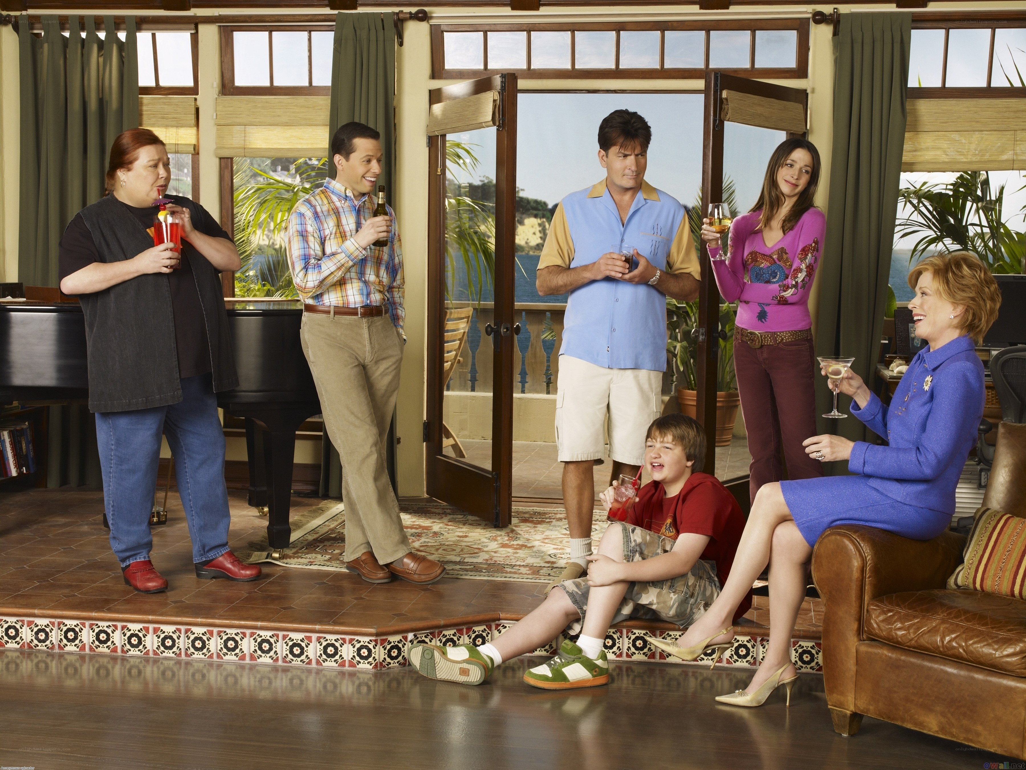 Family gathering scene