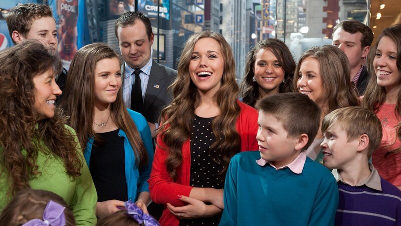 Family group on a talk show