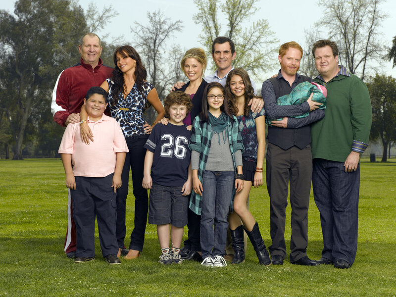 Family Group Portrait — Green