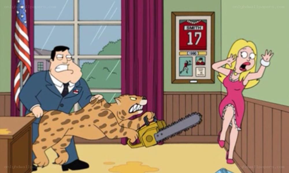 Family Guy chainsaw scene