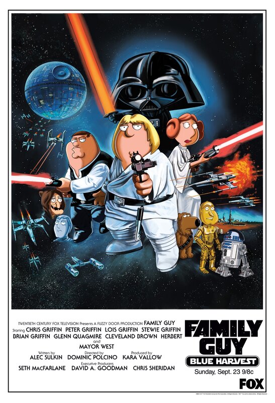 Family Guy Characters — Black, Dramatic
