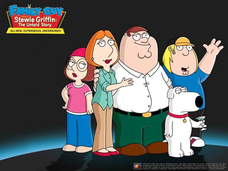 Family Guy Characters — Black