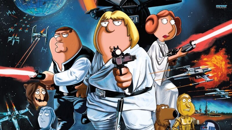 Family Guy Characters in Space