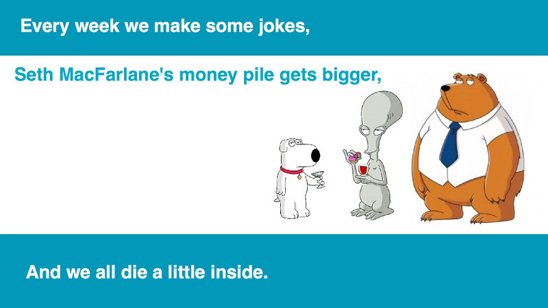 Family Guy joke about Seth MacFarlane